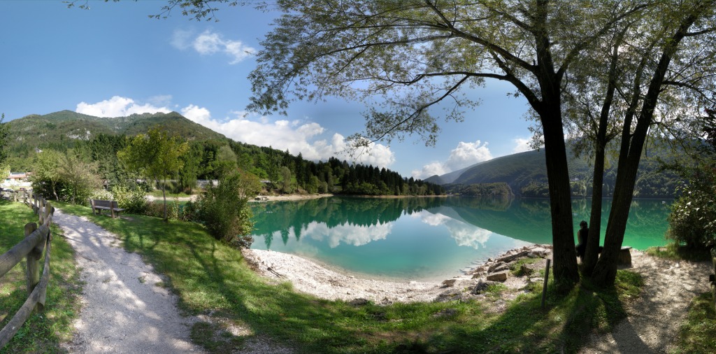Barcis Lake, Italy jigsaw puzzle in Great Sightings puzzles on TheJigsawPuzzles.com