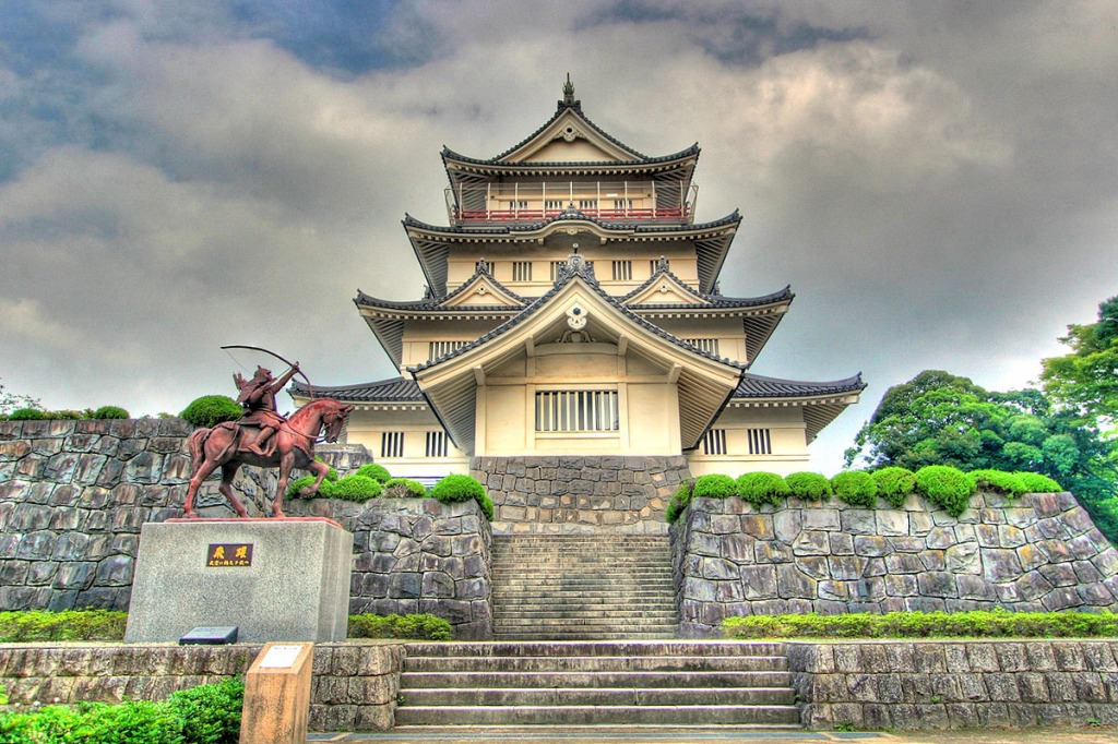 Chiba Castle, Japan jigsaw puzzle in Castles puzzles on TheJigsawPuzzles.com