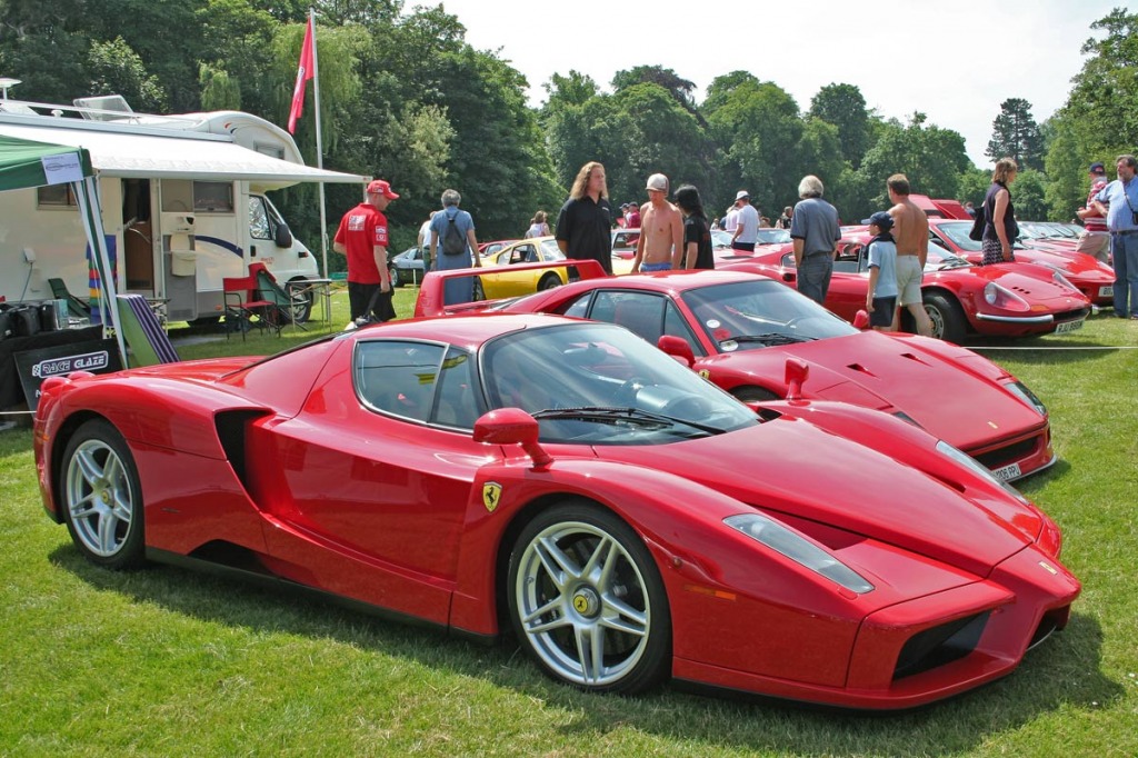 Ferrari Enzo, Auto Italia Day jigsaw puzzle in Cars & Bikes puzzles on TheJigsawPuzzles.com