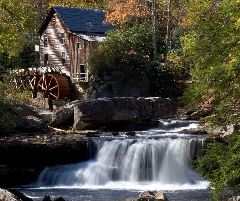 Glade Creek Mill jigsaw puzzle in Waterfalls puzzles on TheJigsawPuzzles.com