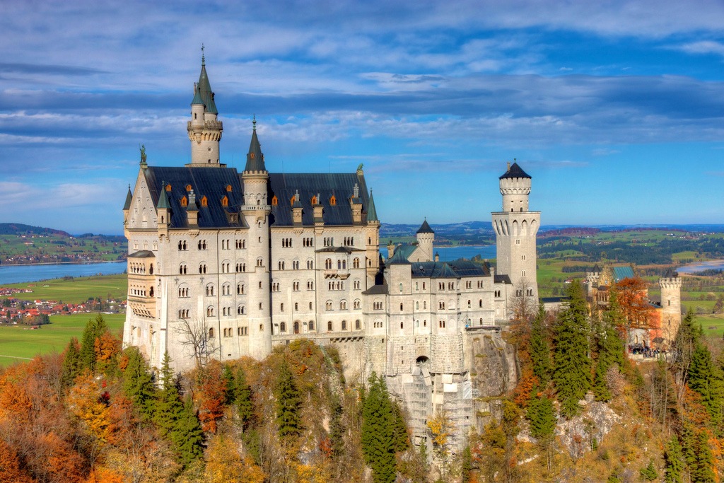 Schloss Neuschwanstein jigsaw puzzle in Castles puzzles on TheJigsawPuzzles.com