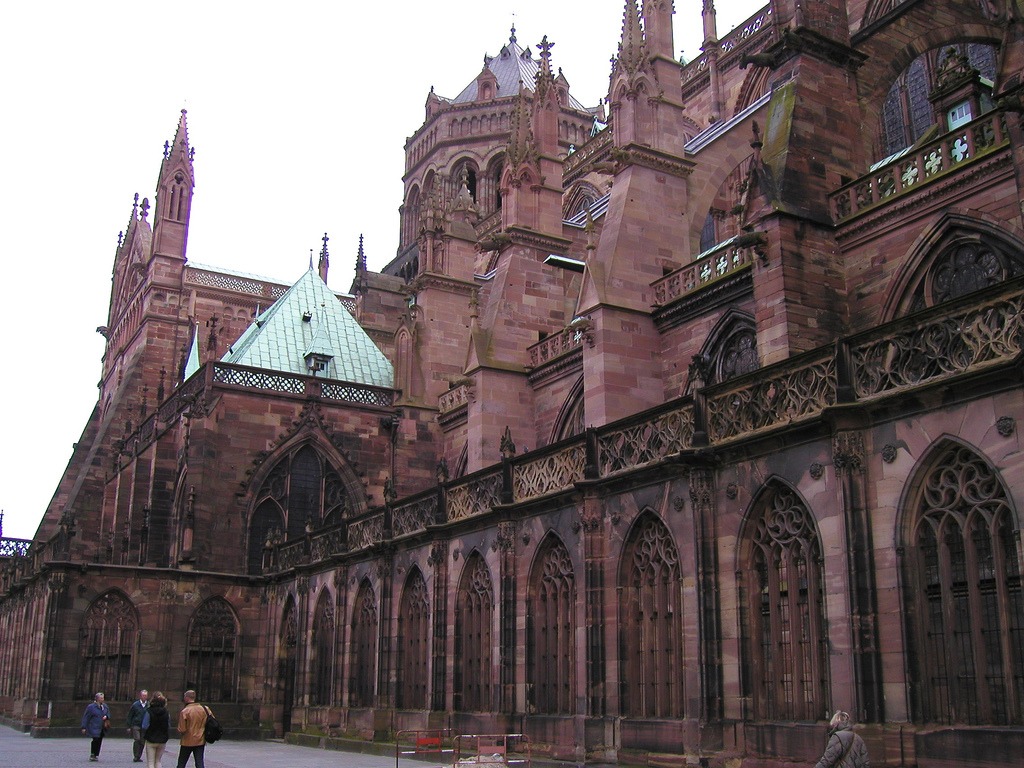 Strassbourg Cathedral jigsaw puzzle in Street View puzzles on TheJigsawPuzzles.com
