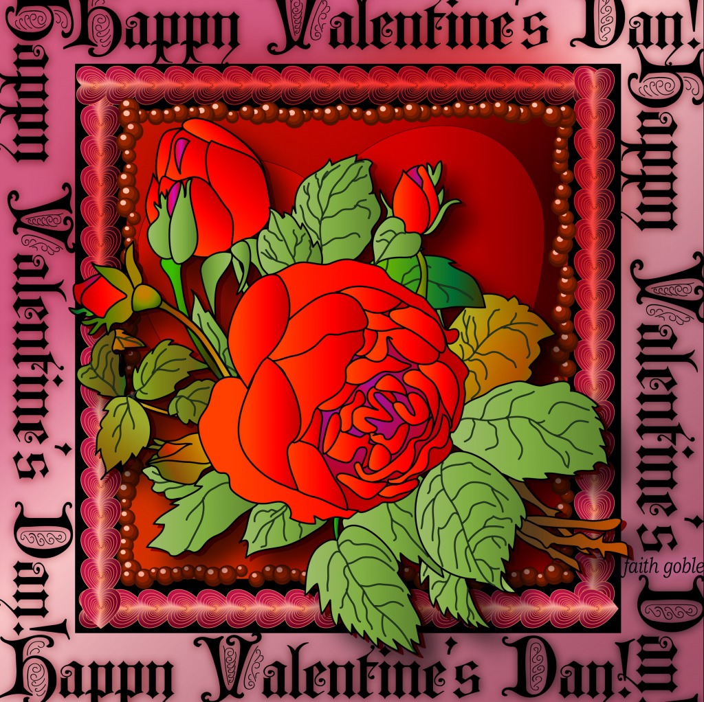 Happy Valentine's Day jigsaw puzzle in Valentine's Day puzzles on TheJigsawPuzzles.com