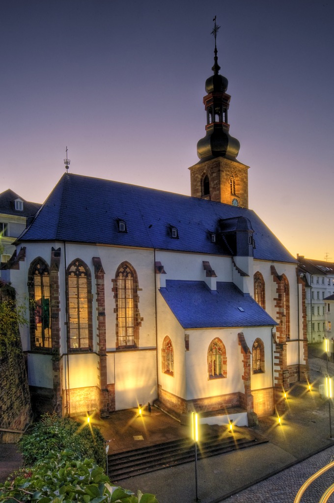 Saarbrücken Schlosskirche jigsaw puzzle in Castles puzzles on TheJigsawPuzzles.com