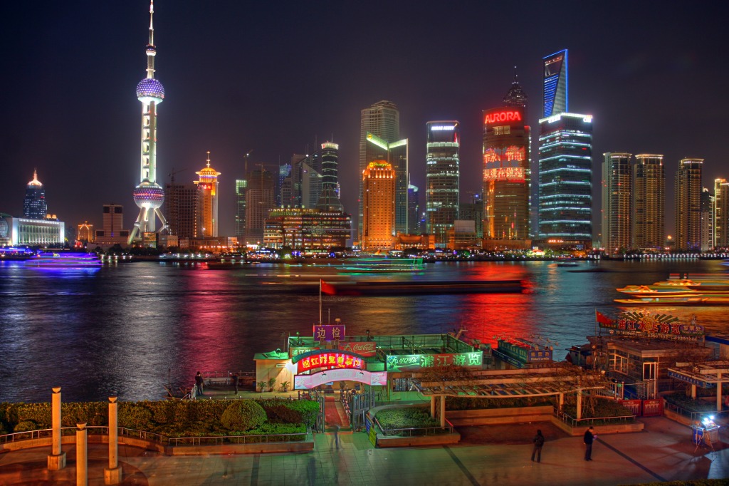 Shanghai Nights jigsaw puzzle in Great Sightings puzzles on TheJigsawPuzzles.com