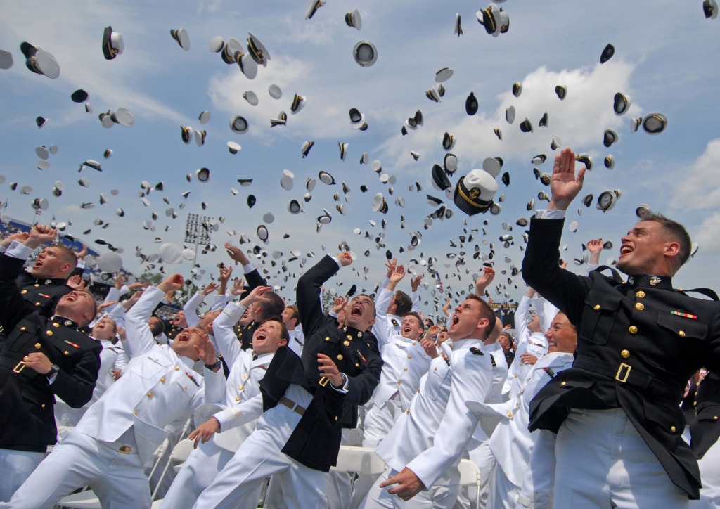 US Naval Academy Graduates jigsaw puzzle in People puzzles on TheJigsawPuzzles.com