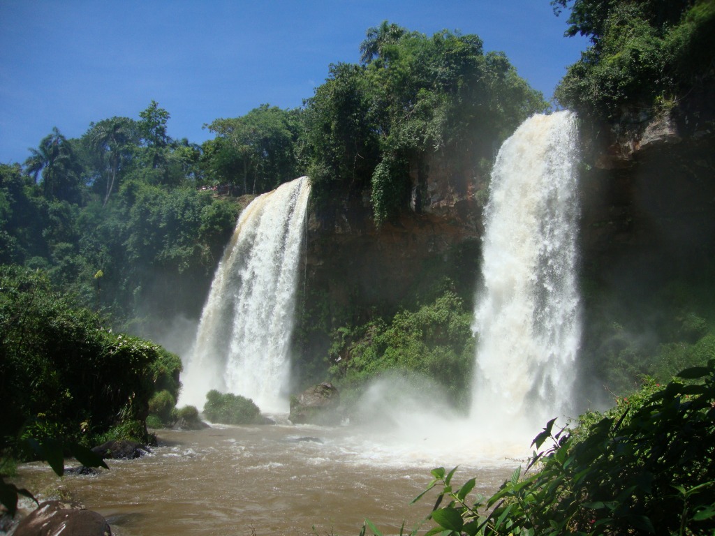 The Two Brothers Waterfalls jigsaw puzzle in Waterfalls puzzles on TheJigsawPuzzles.com