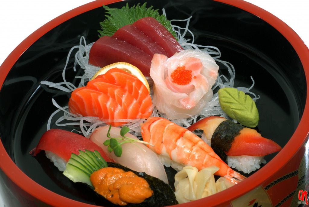 Sushi & Sashimi jigsaw puzzle in Food & Bakery puzzles on TheJigsawPuzzles.com