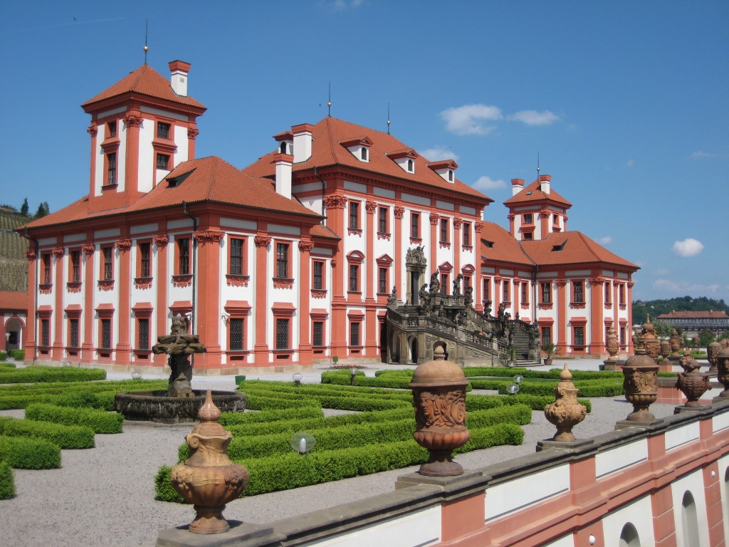 Troja Palace, Prague jigsaw puzzle in Castles puzzles on TheJigsawPuzzles.com