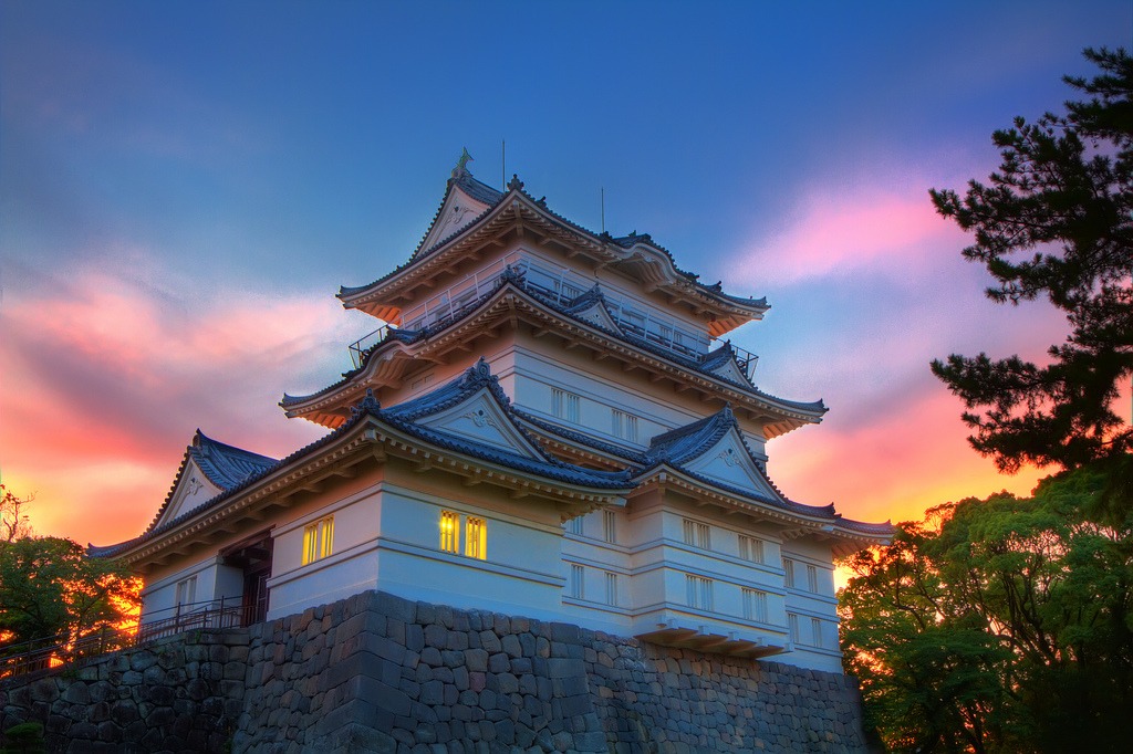 Odawara Castle jigsaw puzzle in Castles puzzles on TheJigsawPuzzles.com