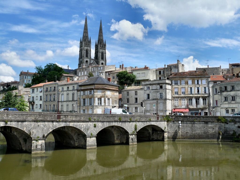 Niort, France jigsaw puzzle in Bridges puzzles on TheJigsawPuzzles.com