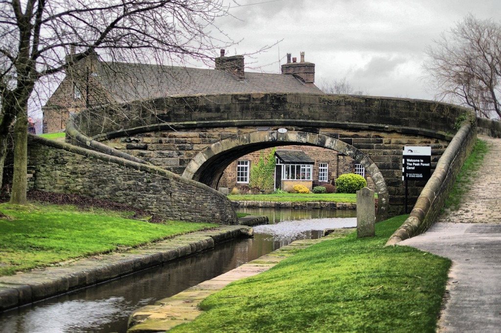 Marple, Top Lock Bridge jigsaw puzzle in Bridges puzzles on TheJigsawPuzzles.com