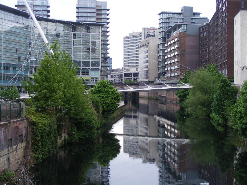 Trinity Bridge, Salford and Manchester jigsaw puzzle in Bridges puzzles on TheJigsawPuzzles.com