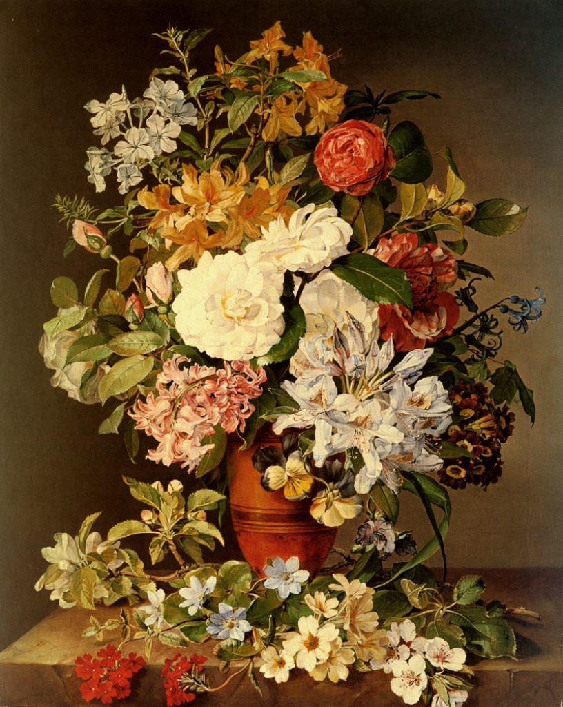 Still Life with Flowers jigsaw puzzle in Flowers puzzles on TheJigsawPuzzles.com