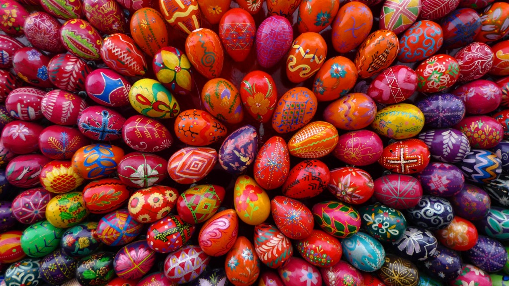 Easter Eggs jigsaw puzzle in Puzzle of the Day puzzles on TheJigsawPuzzles.com