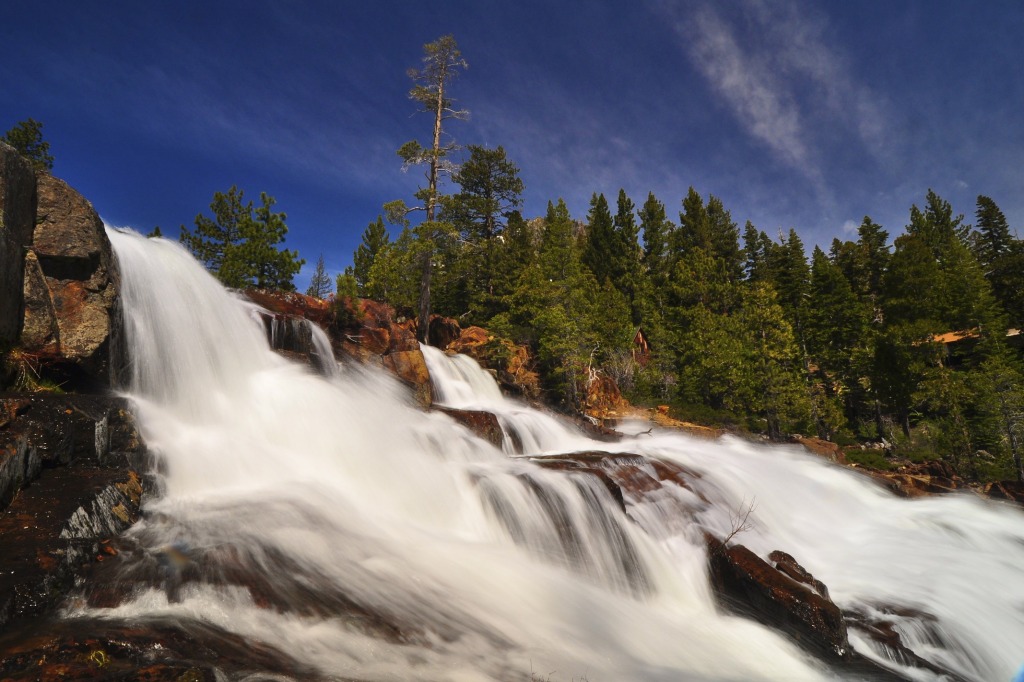 Glen Alpine Falls jigsaw puzzle in Waterfalls puzzles on TheJigsawPuzzles.com