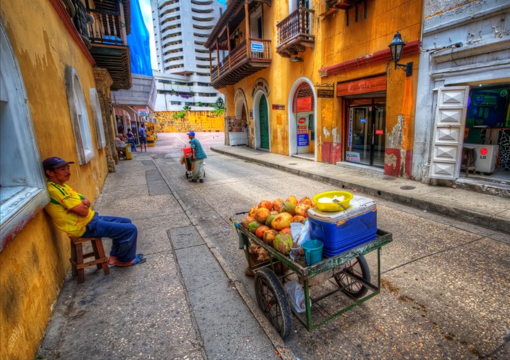 Cartagena, Colombia jigsaw puzzle in Street View puzzles on TheJigsawPuzzles.com