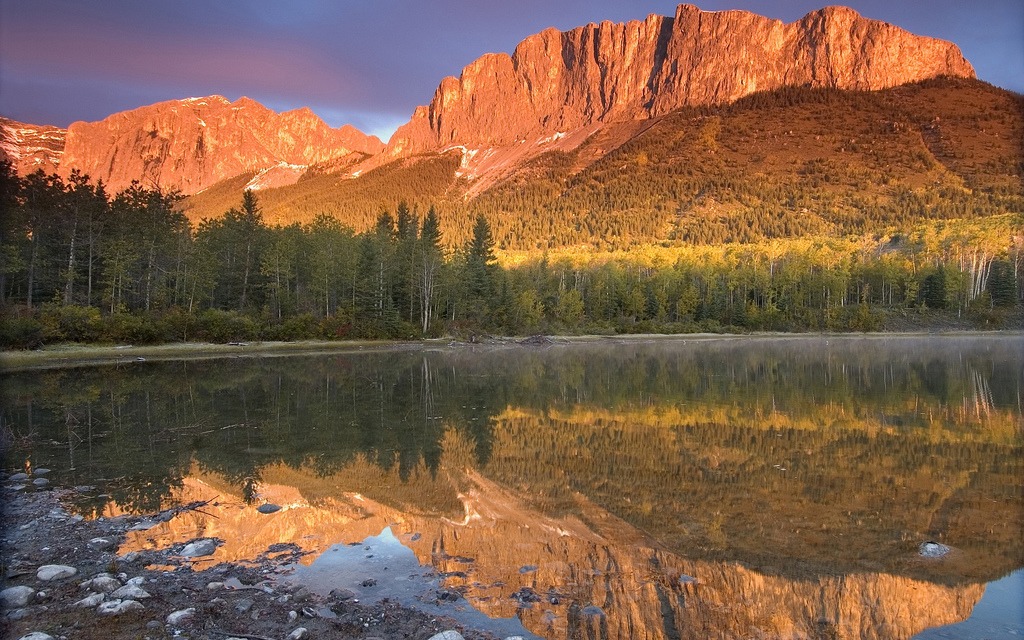 Mount Yamnuska, Alberta, Canada jigsaw puzzle in Great Sightings puzzles on TheJigsawPuzzles.com