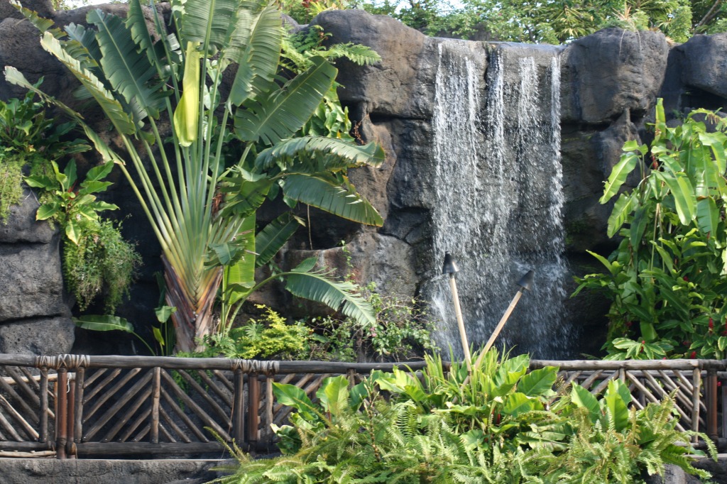 Waterfall and Bridge jigsaw puzzle in Waterfalls puzzles on TheJigsawPuzzles.com