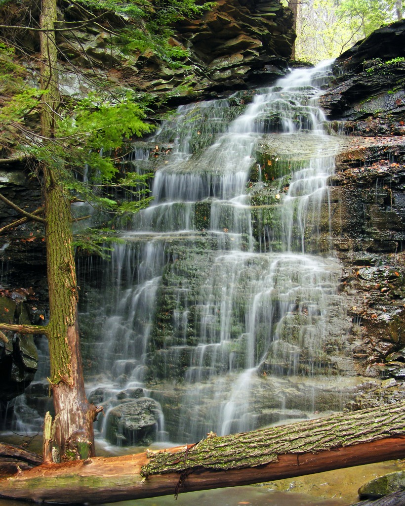 Gipson Falls, Pennsylvania jigsaw puzzle in Waterfalls puzzles on TheJigsawPuzzles.com