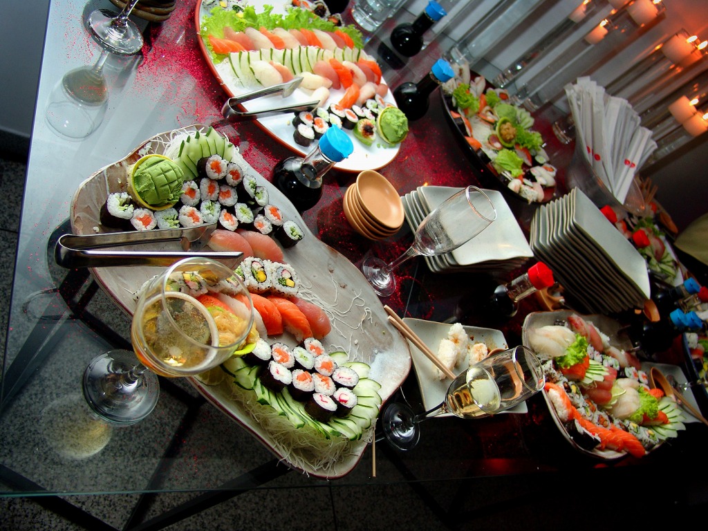 Sushi Party jigsaw puzzle in Food & Bakery puzzles on TheJigsawPuzzles.com