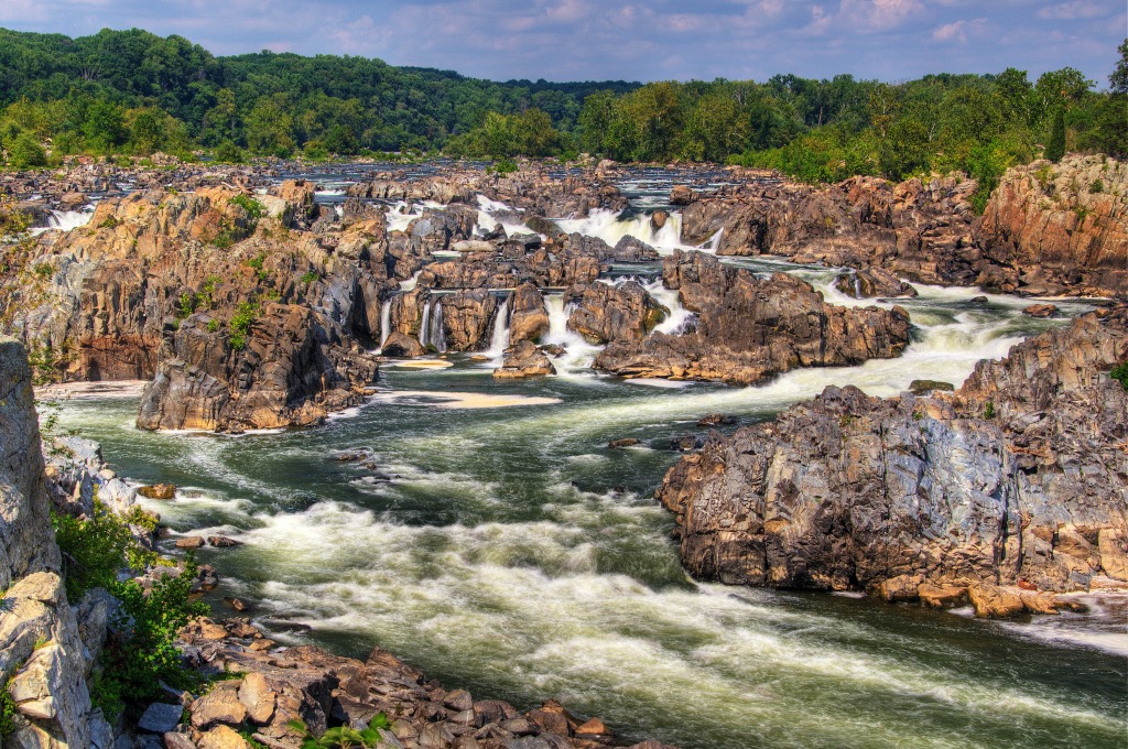 Potomac Falls jigsaw puzzle in Waterfalls puzzles on TheJigsawPuzzles.com