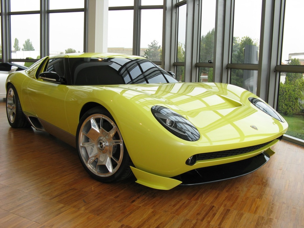 Lamborghini New Miura Concept Car jigsaw puzzle in Cars & Bikes puzzles on TheJigsawPuzzles.com