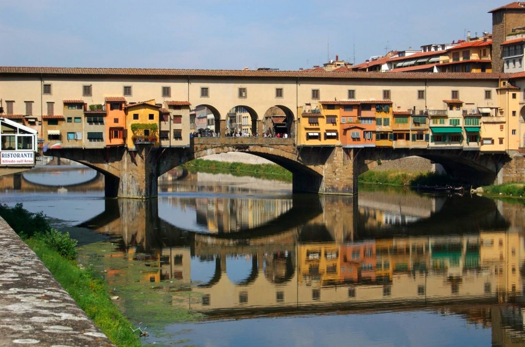 Ponte Vecchio, Italy jigsaw puzzle in Bridges puzzles on TheJigsawPuzzles.com