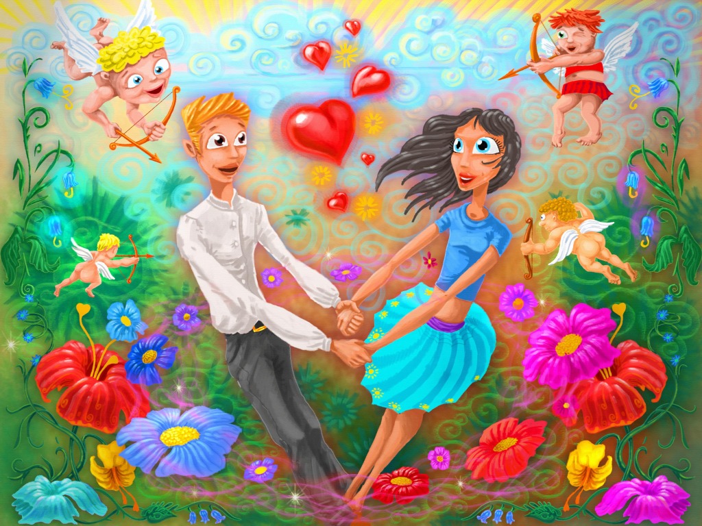 Love Is... jigsaw puzzle in Puzzle of the Day puzzles on TheJigsawPuzzles.com