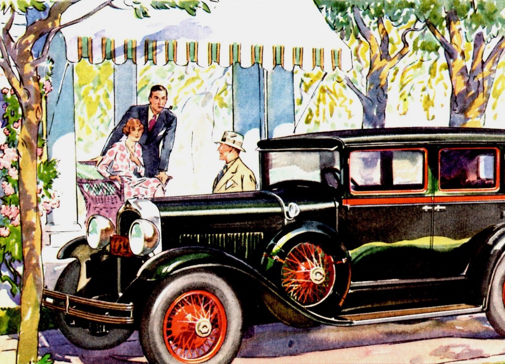 1928 Marmon 68 Sedan jigsaw puzzle in Cars & Bikes puzzles on TheJigsawPuzzles.com