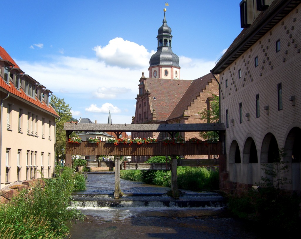 Ettlingen, Germany jigsaw puzzle in Bridges puzzles on TheJigsawPuzzles.com