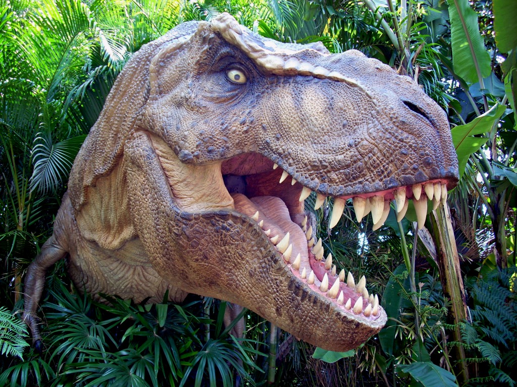 T-Rex Dinosaur jigsaw puzzle in Animals puzzles on TheJigsawPuzzles.com