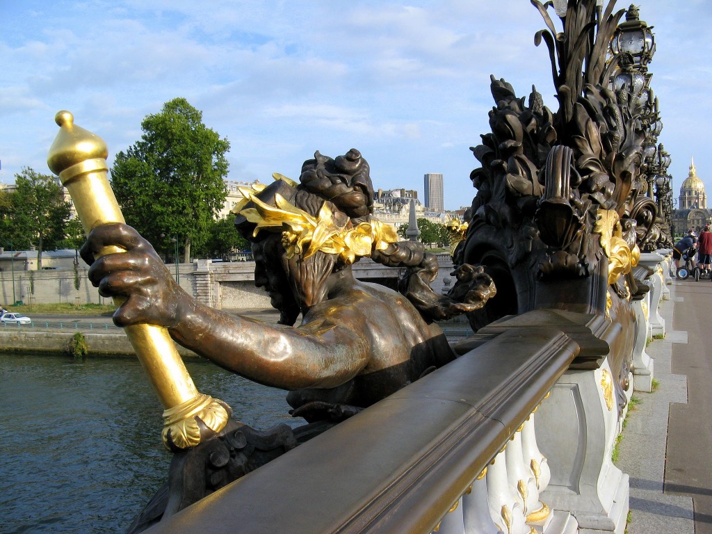 Pont Alexandre III, Paris jigsaw puzzle in Bridges puzzles on TheJigsawPuzzles.com