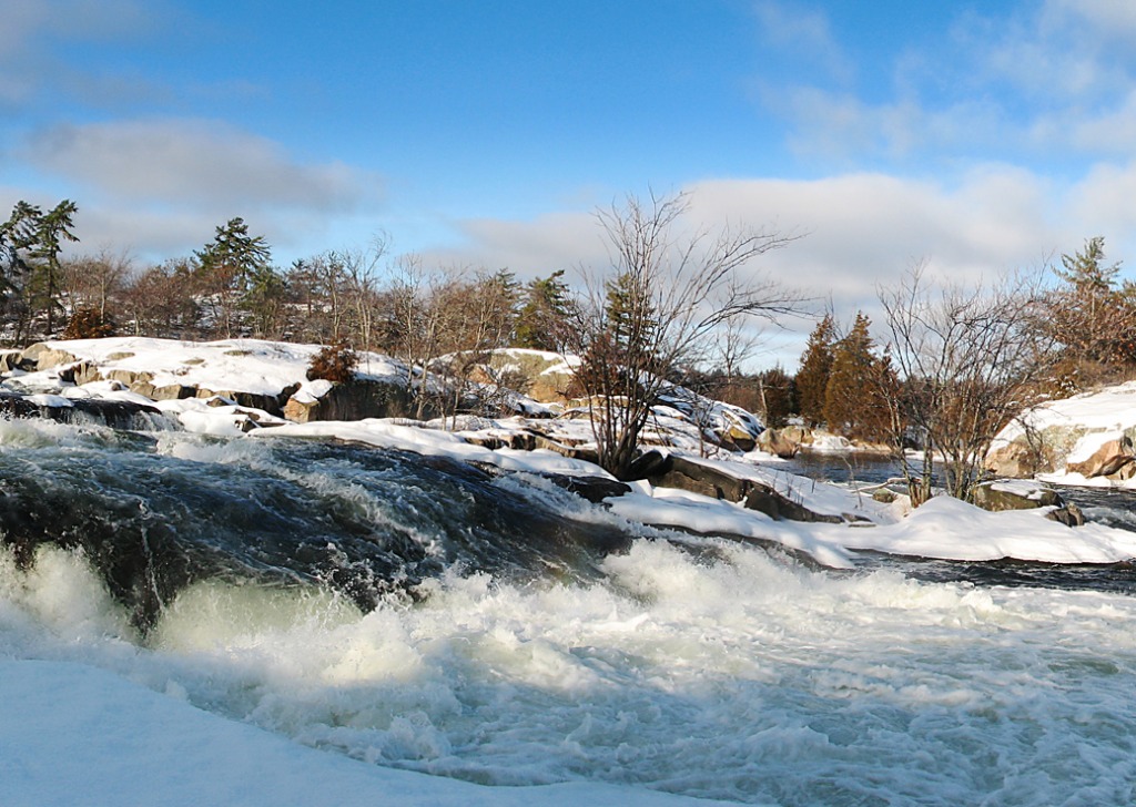 Burleigh Falls, Ontario, Canada jigsaw puzzle in Waterfalls puzzles on TheJigsawPuzzles.com