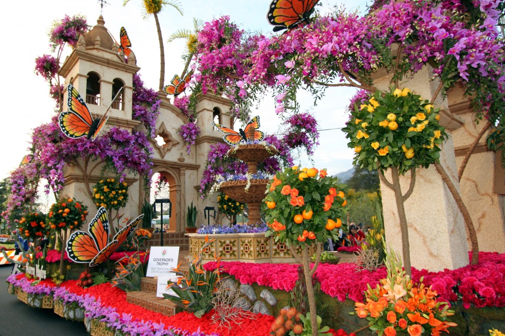 Pasadena Rose Parade jigsaw puzzle in Flowers puzzles on TheJigsawPuzzles.com