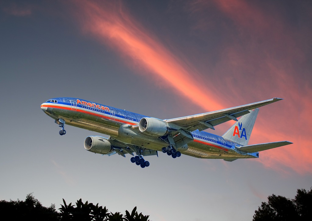 American Airlines Approach jigsaw puzzle in Aviation puzzles on TheJigsawPuzzles.com