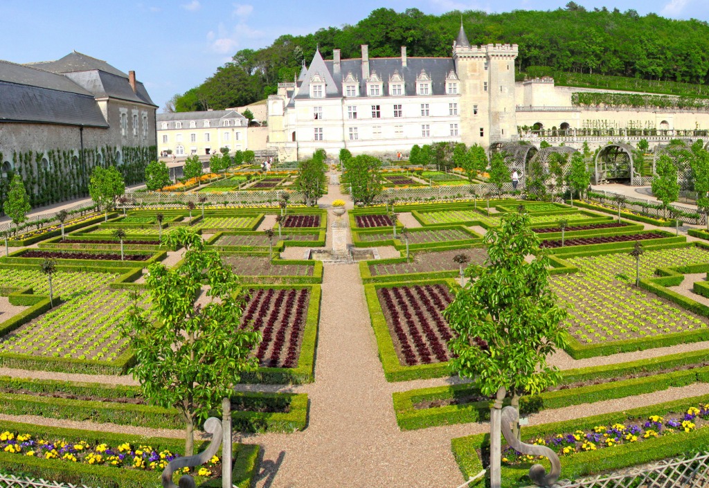 Chateau de Villandry jigsaw puzzle in Castles puzzles on TheJigsawPuzzles.com