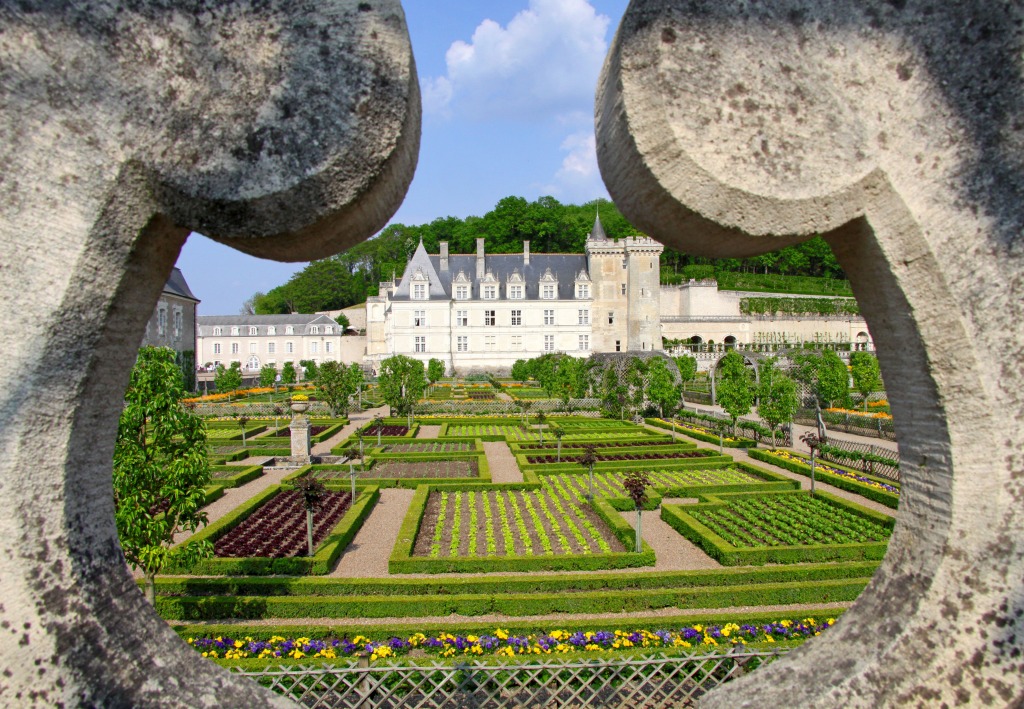 Chateau de Villandry jigsaw puzzle in Castles puzzles on TheJigsawPuzzles.com