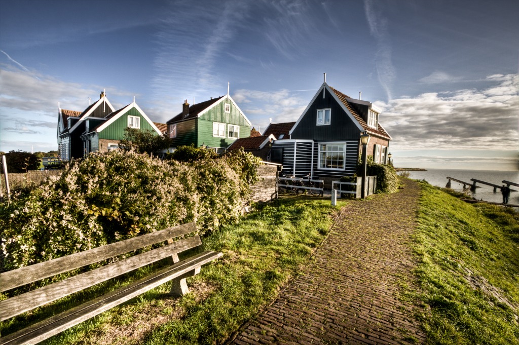 Lake Zuiderzee, Netherlands jigsaw puzzle in Great Sightings puzzles on TheJigsawPuzzles.com