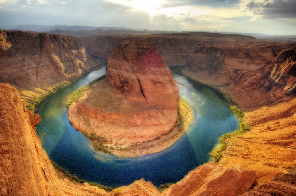 Horseshoe Bend jigsaw puzzle in Great Sightings puzzles on TheJigsawPuzzles.com