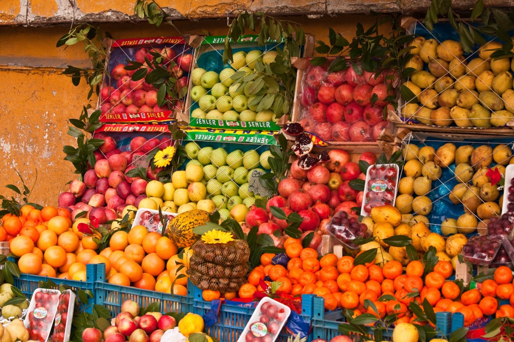 Fruit Stand jigsaw puzzle in Fruits & Veggies puzzles on TheJigsawPuzzles.com