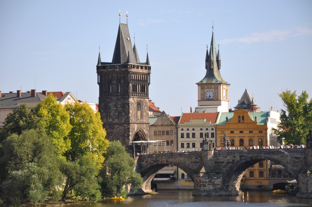 Charles Bridge, Prague jigsaw puzzle in Bridges puzzles on TheJigsawPuzzles.com