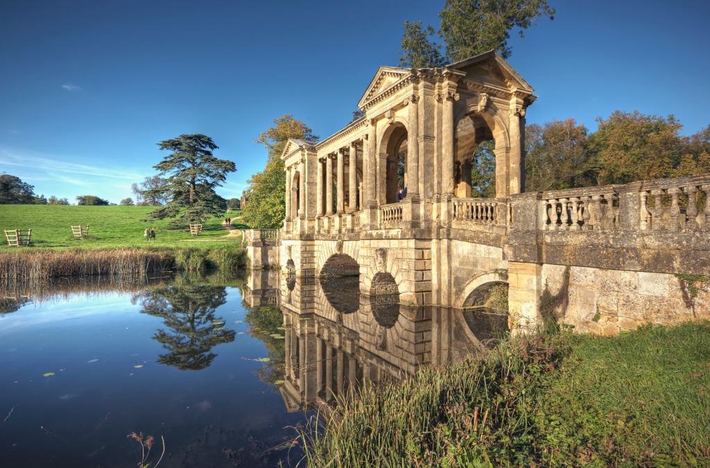 Palladian Bridge, England jigsaw puzzle in Bridges puzzles on TheJigsawPuzzles.com