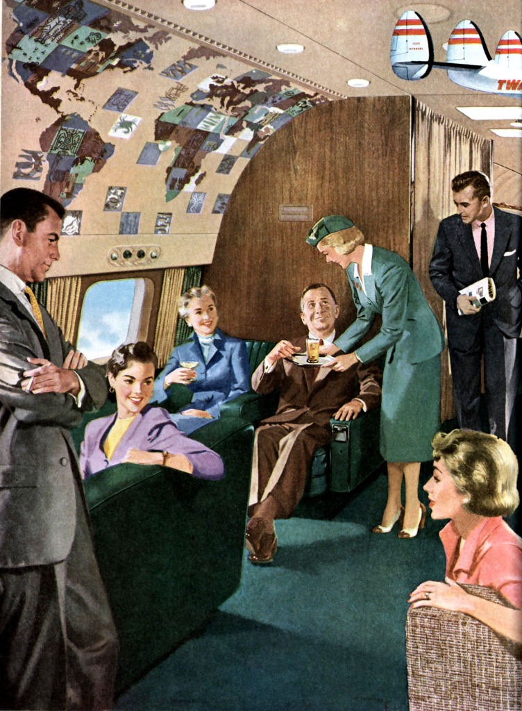 TWA Ad jigsaw puzzle in Aviation puzzles on TheJigsawPuzzles.com