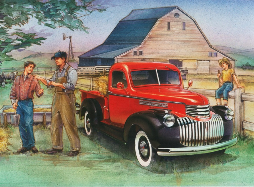 1941 Chevrolet Pickup jigsaw puzzle in Cars & Bikes puzzles on TheJigsawPuzzles.com