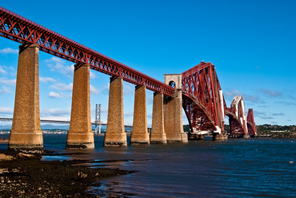 Forth Rail Bridge jigsaw puzzle in Bridges puzzles on TheJigsawPuzzles.com