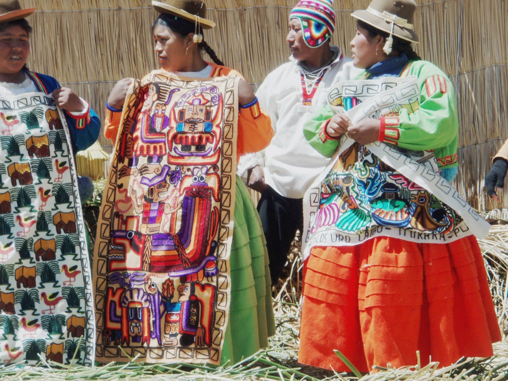 Uros People, Peru jigsaw puzzle in Handmade puzzles on TheJigsawPuzzles.com