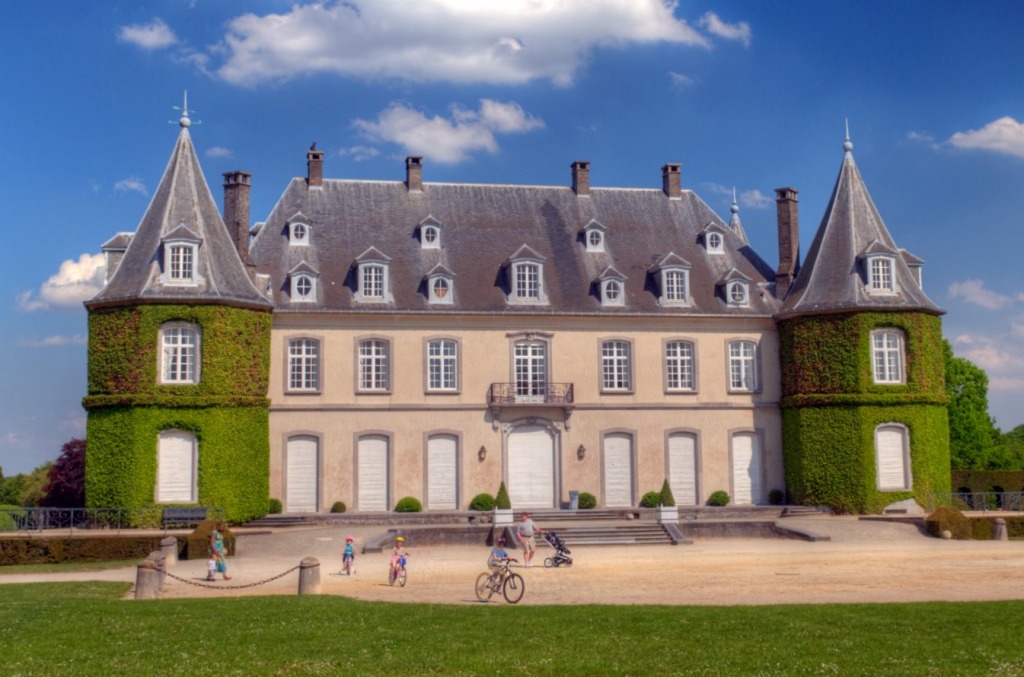 Château de la Hulpe jigsaw puzzle in Castles puzzles on TheJigsawPuzzles.com