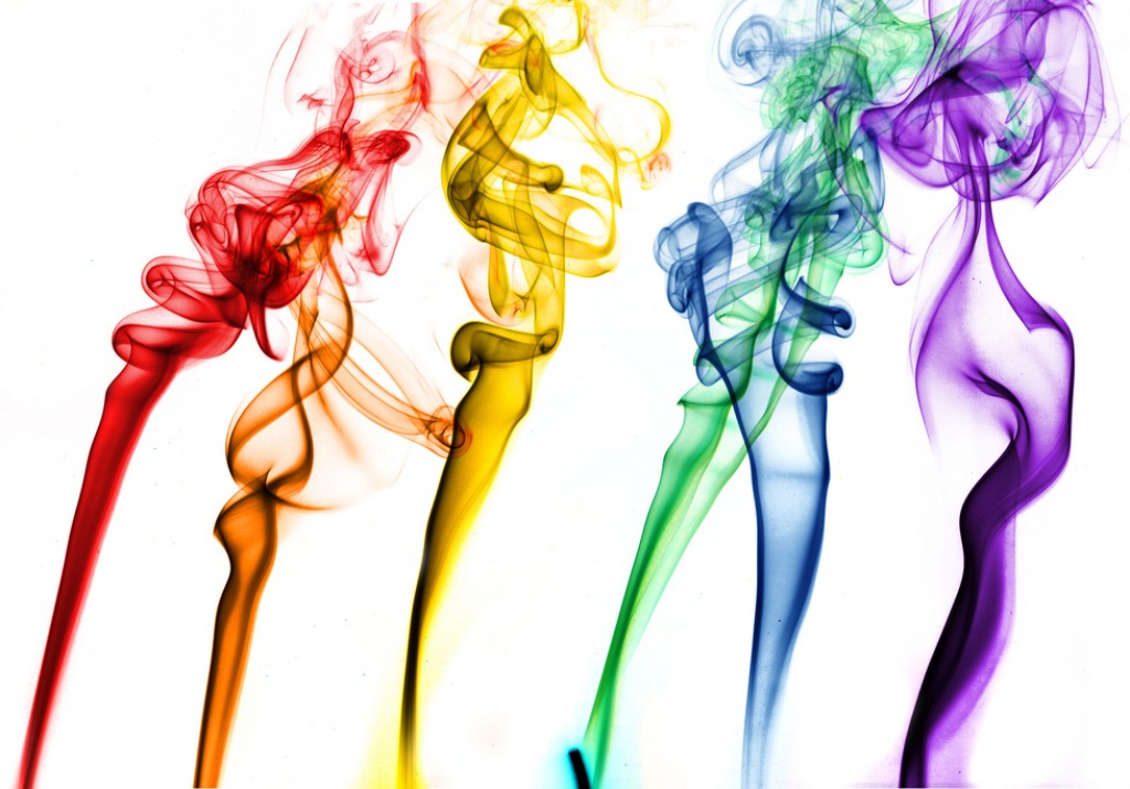 Coloured Smoke jigsaw puzzle in Macro puzzles on TheJigsawPuzzles.com