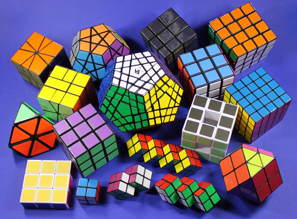 Rubik's Cubes jigsaw puzzle in Macro puzzles on TheJigsawPuzzles.com